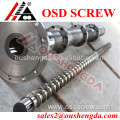 Single PE gas pipe screw barrel for plastic tube extruder